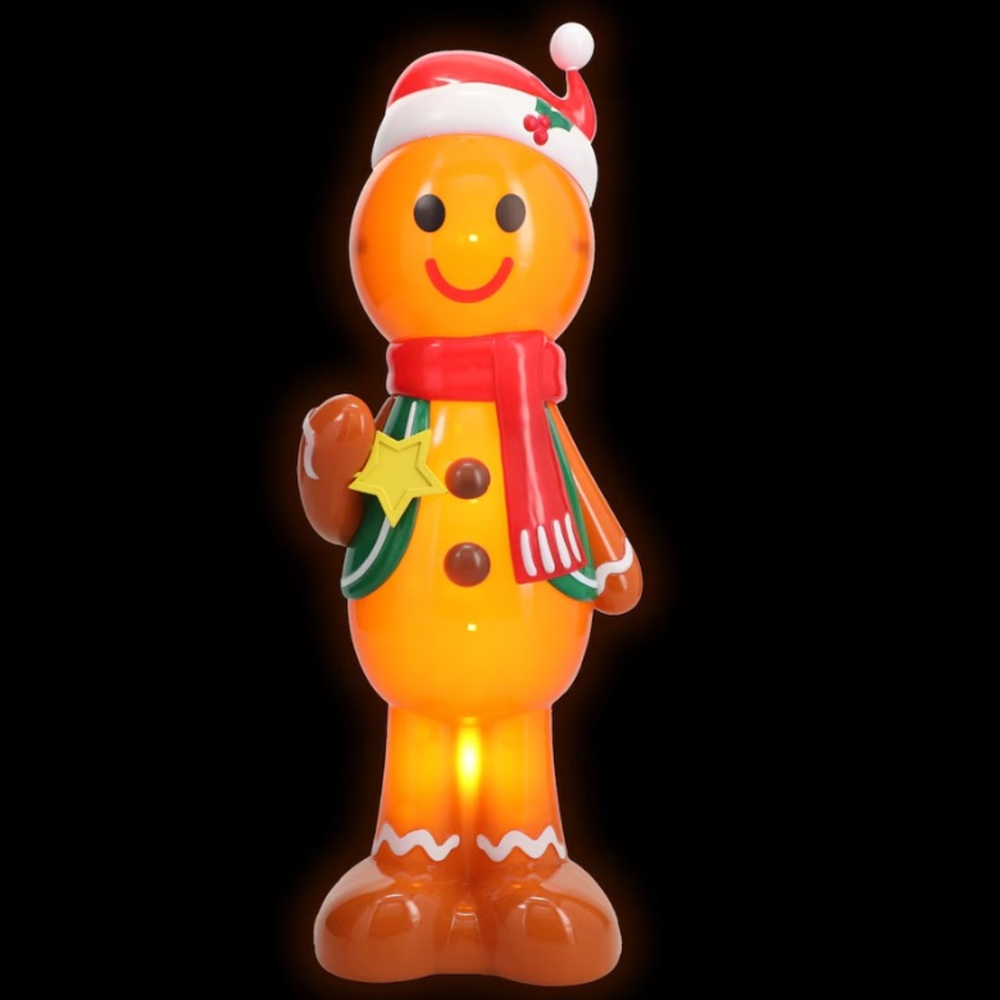 Gingerbread Man Christmas LED Decor
